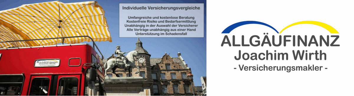 Wissenswertes ber die Firma Allgufinanz - Versicherungsmakler - Joachim Wirth